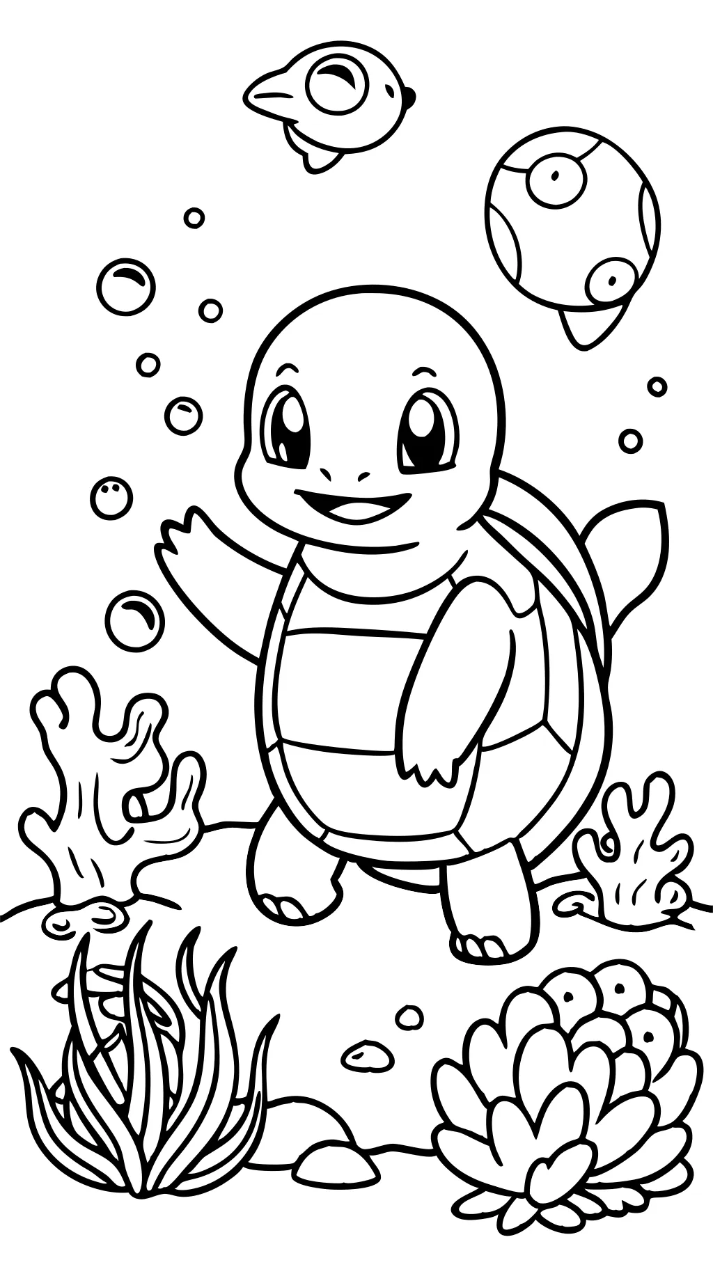 coloring pages squirtle